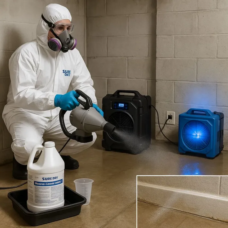 Sanitization and Odor Removal process in Cordova, NC